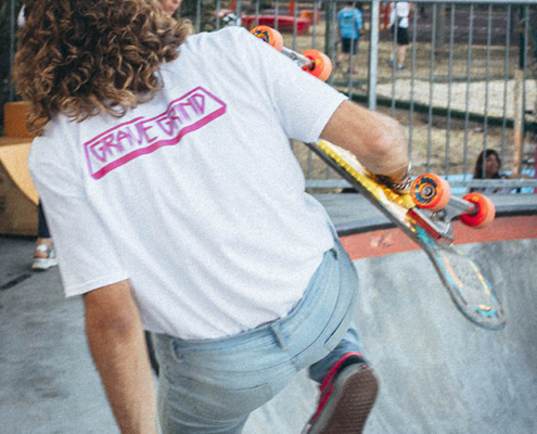 UOMO bianca retro FUCSIA foto