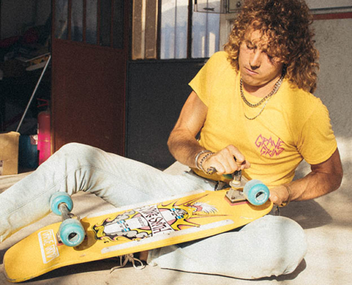 UOMO gialla fronte foto