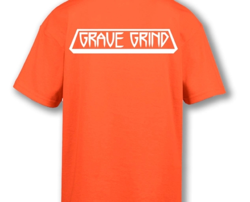 istituzionale tshirt bimbo arancione gravegrind
