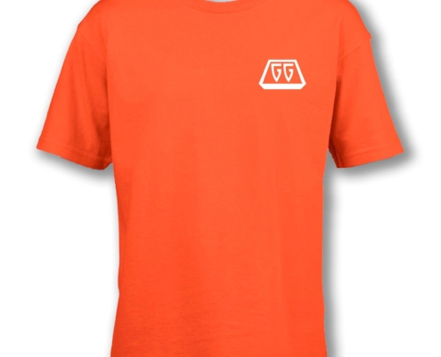 istituzionale tshirt bimbo fronte arancione gravegrind