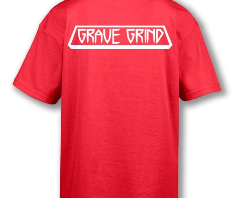 istituzionale tshirt bimbo rossa gravegrind