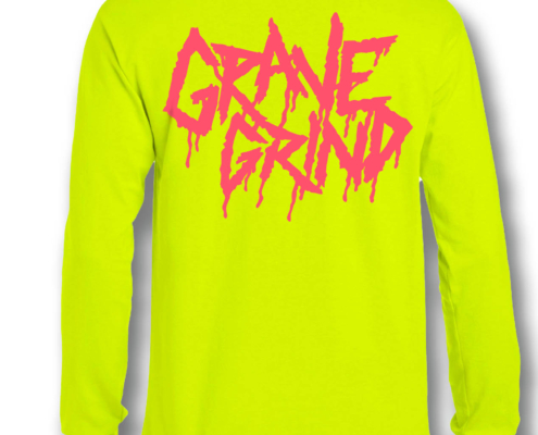 manica lunga grave grind fluo uomo retro