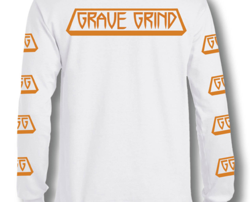 manica lunga istituzionale bimbo bianca-arancione retro